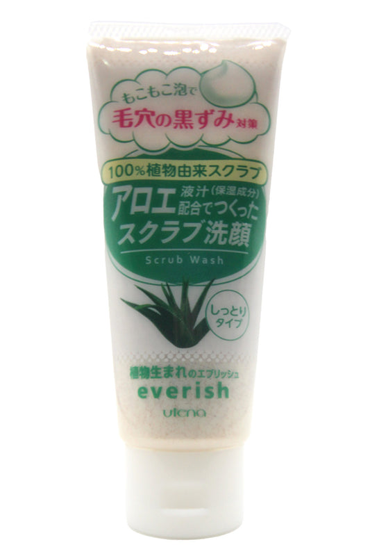 Utena Everish Aloe Extract Scrub Wash 135g
