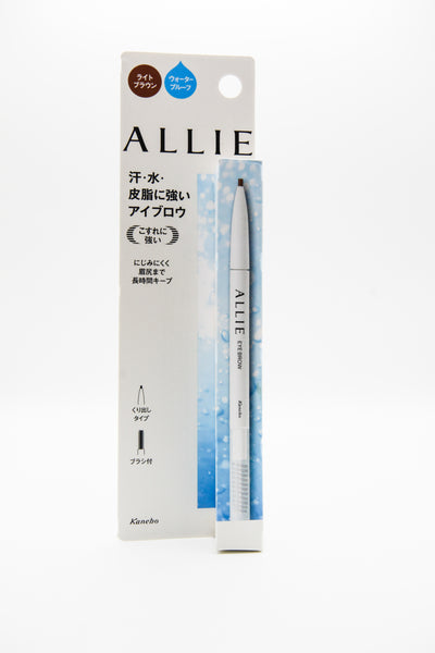 Kanebo Allie Waterproof EyeBrow Liner and Brush Dual Pencil N Light Brown