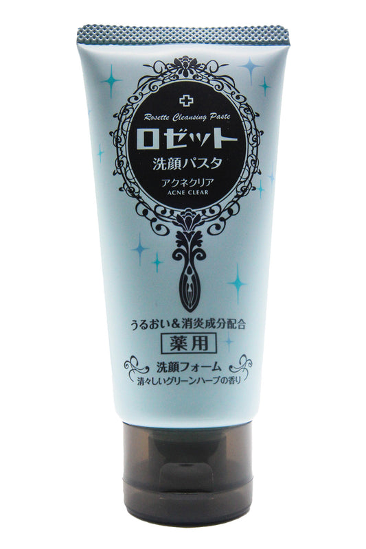 Rosette Cleansing Paste Acne Clear Foam Cleanser 120g