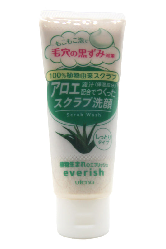 Utena Everish Aloe Extract Scrub Wash 135g