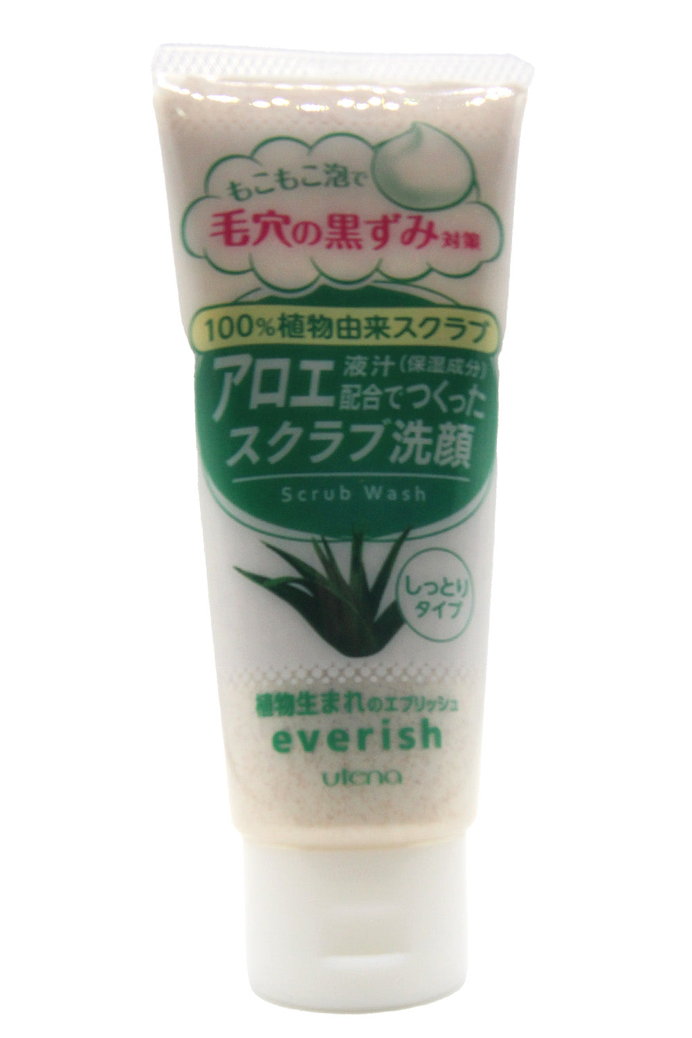 Utena Everish Aloe Extract Scrub Wash 135g
