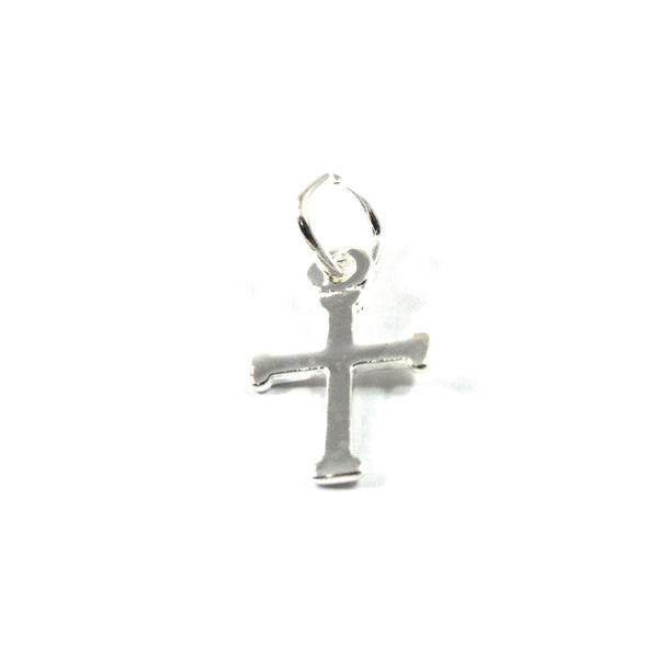 Sterling Silver 925 Cross Pendan with Clubbed Ends
