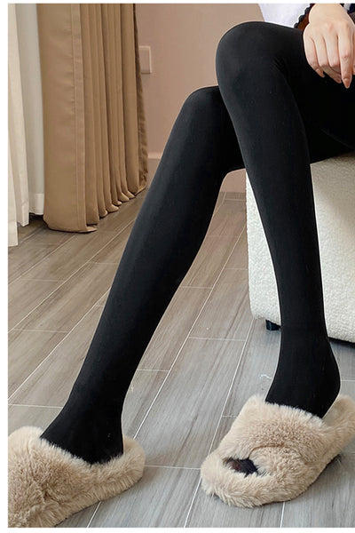 Japanese Extra Long 185cm  Brown  Stirrup Leggings, Woman Thick Tights