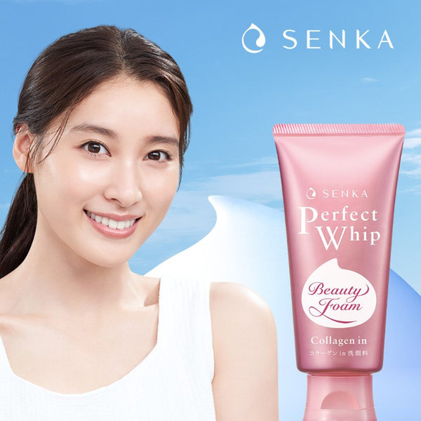 Shiseido Senka Perfect Whip Collagen In A Facial Cleansing Foam 120g