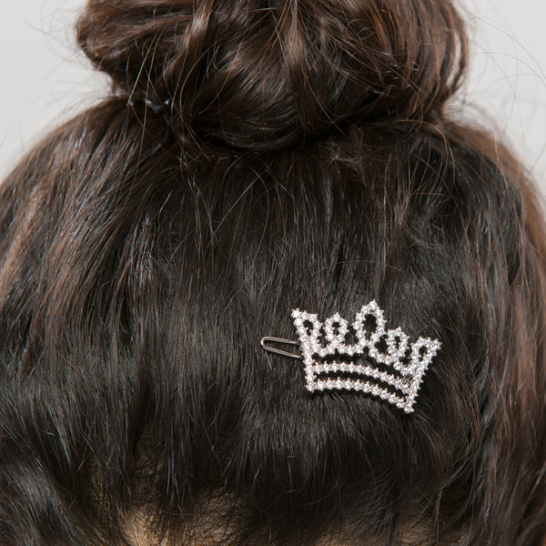 Cubic Zirconia Shinny Crown Hair Clips, Wedding Hair Clip, Bridal Hair Clip, Bridesmaid Hair Clip