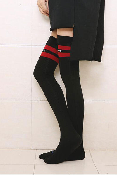 VETEMENTS Winter Long Socks , Over Knee High Socks, Her Socks