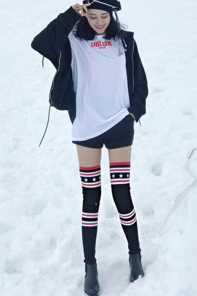 STAR Winter Extra Long 68cm, Over Knee High Socks, Her Socks
