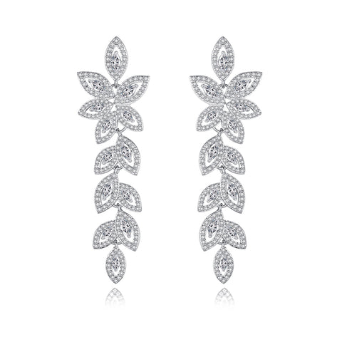 Full Crystal Rhinestone Earrings,Wedding Earrings, Bridal Earrings, Bridesmaid Earrings