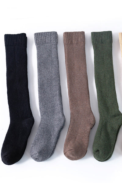 Extra Warm Wool Knee High Socks, Extra Thick Socks, Cold Winter Socks, Her Warm Socks