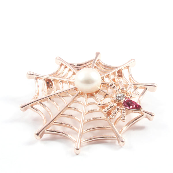 Spider Freshwater Cultured Pearl Brooch 7.5-8.0mm