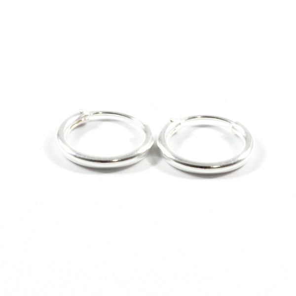 Sleepers Earrings Sterling Silver 925 size from 6mm to 35mm