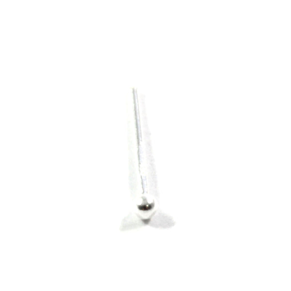 Ball Straight Nose Stud 1.8mm with Sterling Silver 925