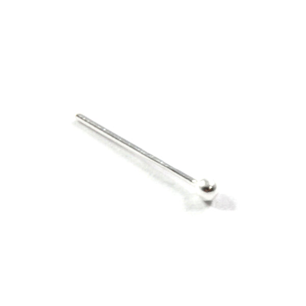 Ball Straight Nose Stud 1.8mm with Sterling Silver 925