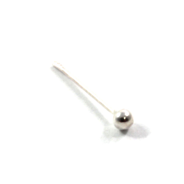 Ball Straight Nose Stud 2.2mm with Sterling Silver 925