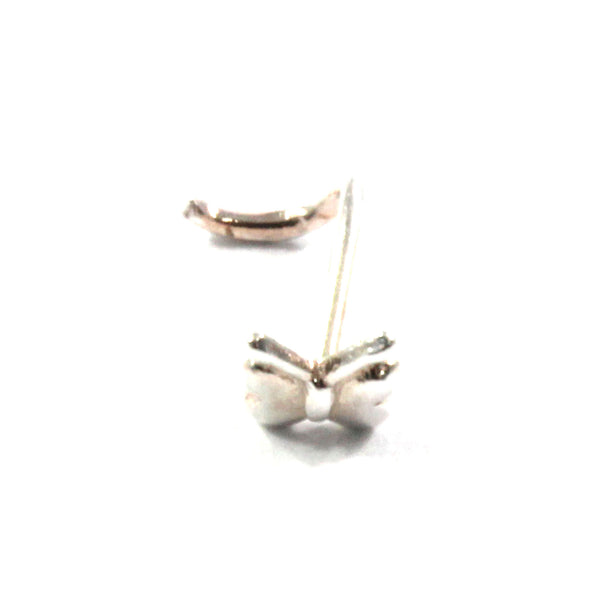 Butterfly Ocean Curved Nose Stud with Sterling Silver 925