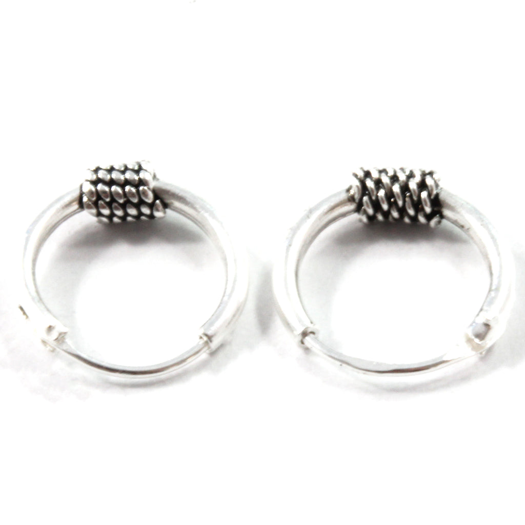 Hoop Earrings Sterling Silver 925