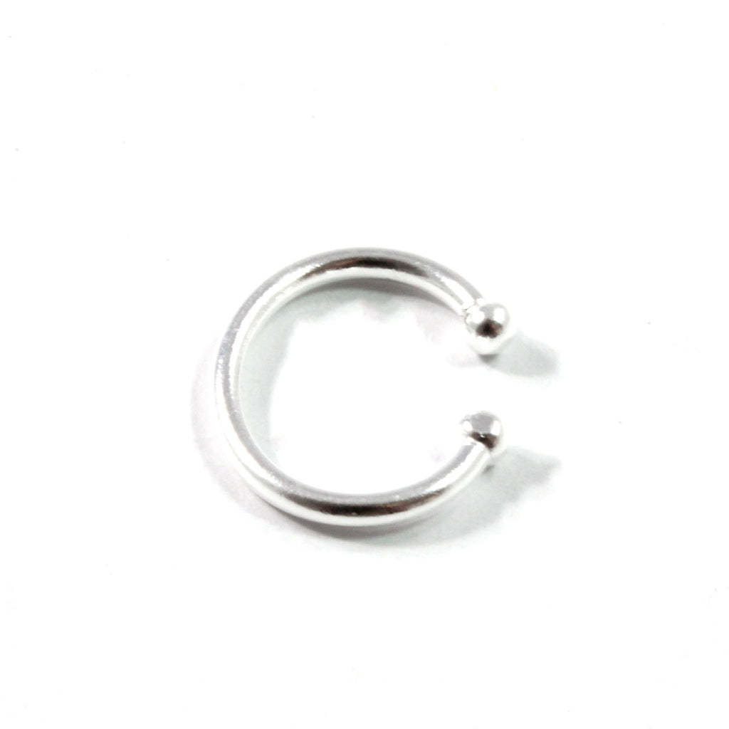 Ear Clips Plain with Sterling Silver 925