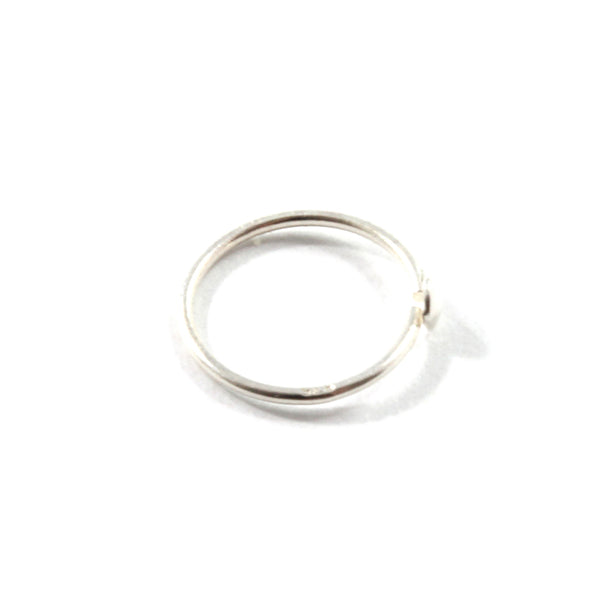 Nose Ring Ball Shaped Sterling Silver 925