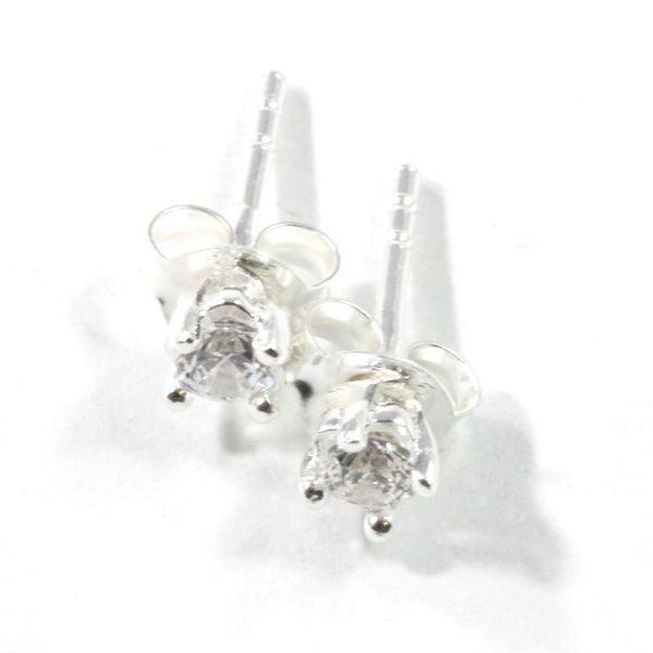 Swarovski Silver Stud Earrings with Sterling Silver 925